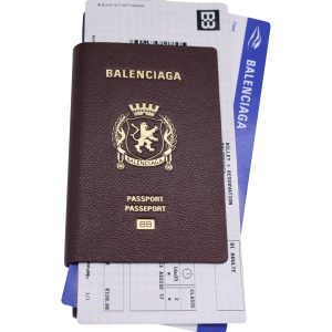 Balenciaga Passport 7733666709564 Geldbörse – Leder, Klappformat, Schwarz