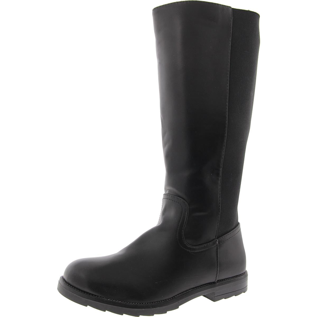 Jenni kniehohe Stiefel – Kunstleder, mit Reißverschluss