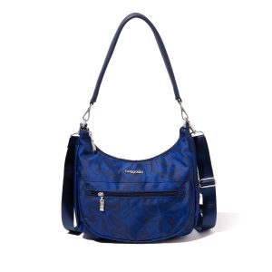 baggallini Modern Pocket halbmondförmige Schultertasche