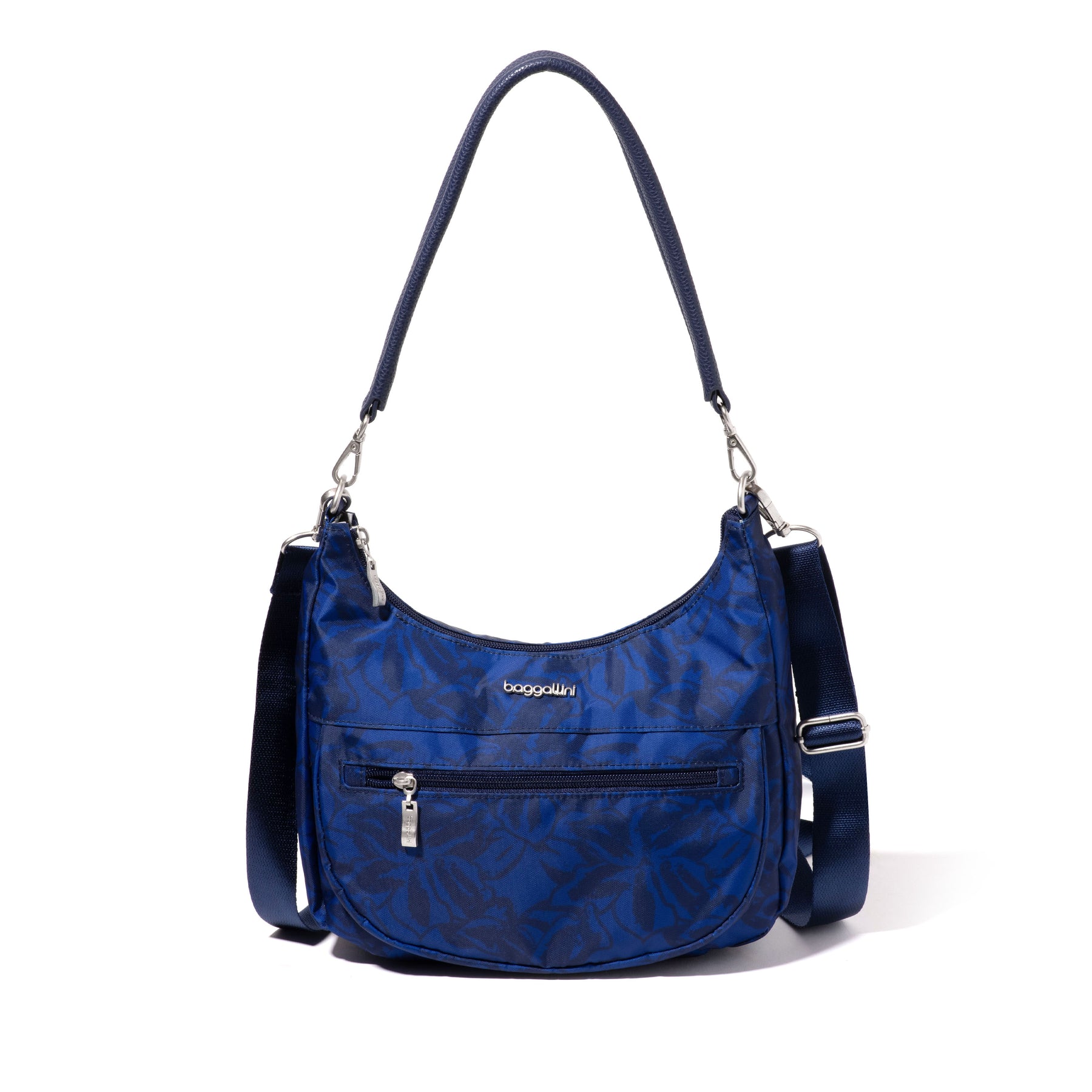 baggallini Modern Pocket halbmondförmige Schultertasche