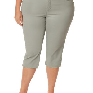 Amanda Jeans – klassische Bundhöhe, Damen, Denim, Capri-Länge, große Größen