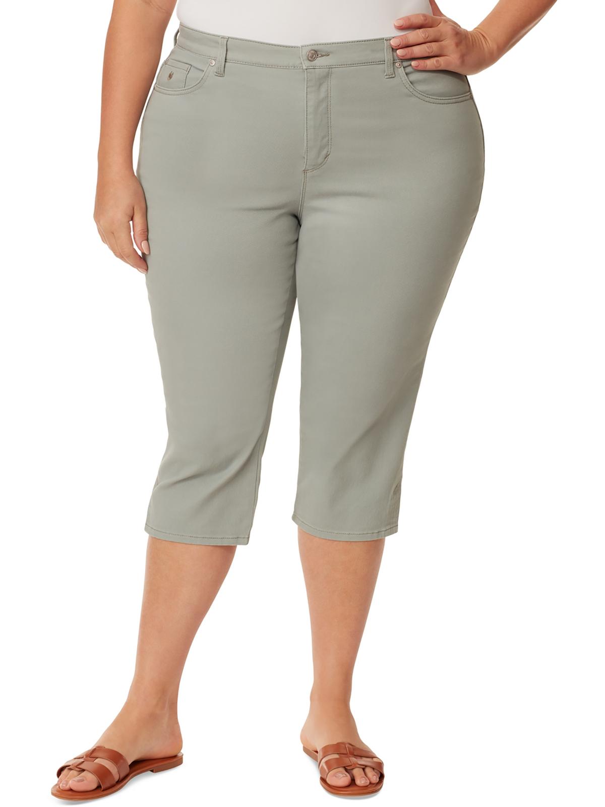 Amanda Jeans – klassische Bundhöhe, Damen, Denim, Capri-Länge, große Größen