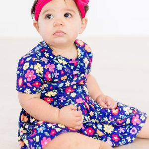 Pick a Posy Body mit schwingendem Rockteil – Kurzarm