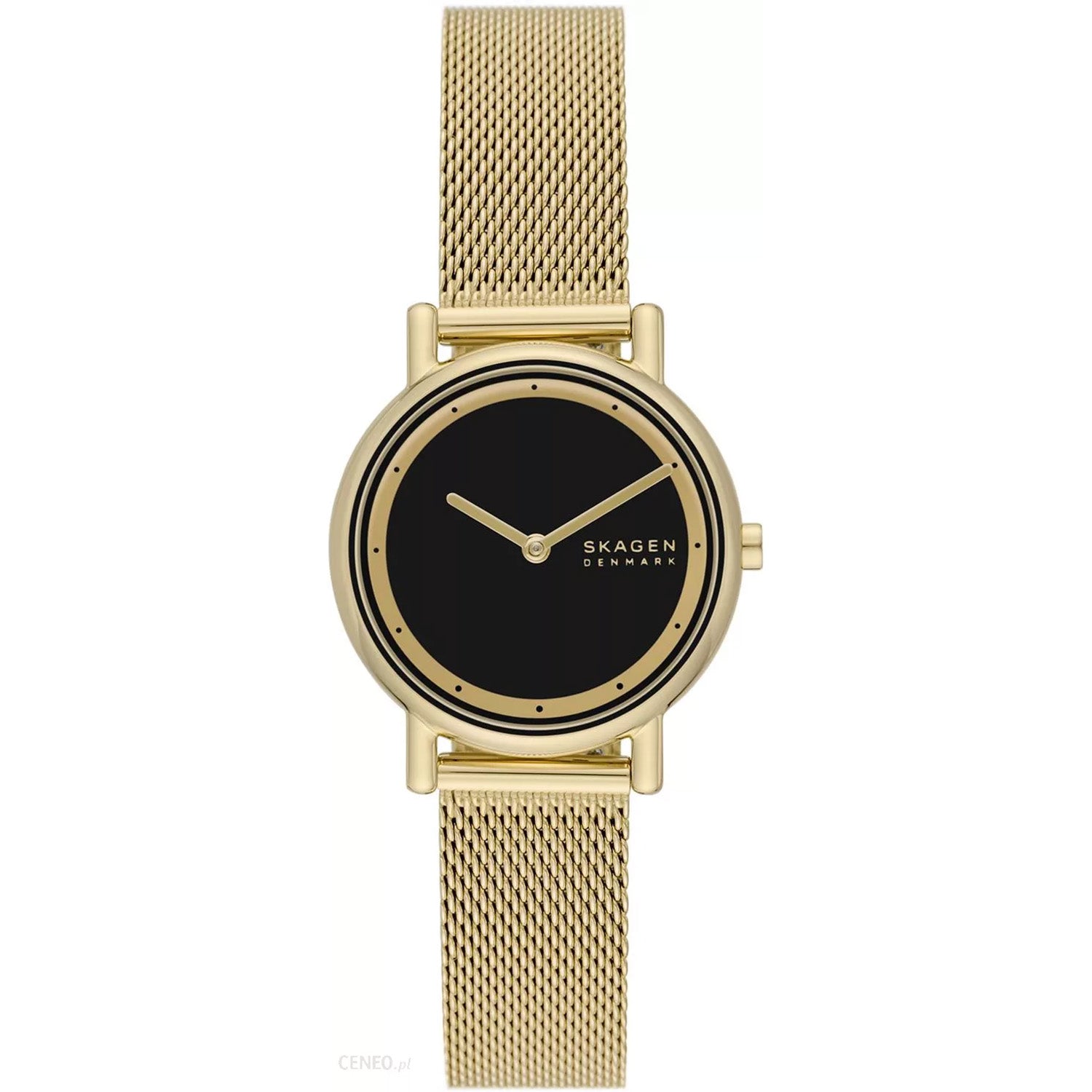 Skagen Signatur Lille Damen Armbanduhr – Zifferblatt: Goldfarben