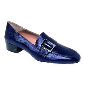 Bally Janelle 6217721 Loafer – Leder, Damen, Metall, Tintenblau