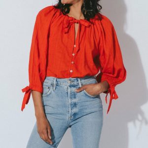 Rylan Bluse – Rot