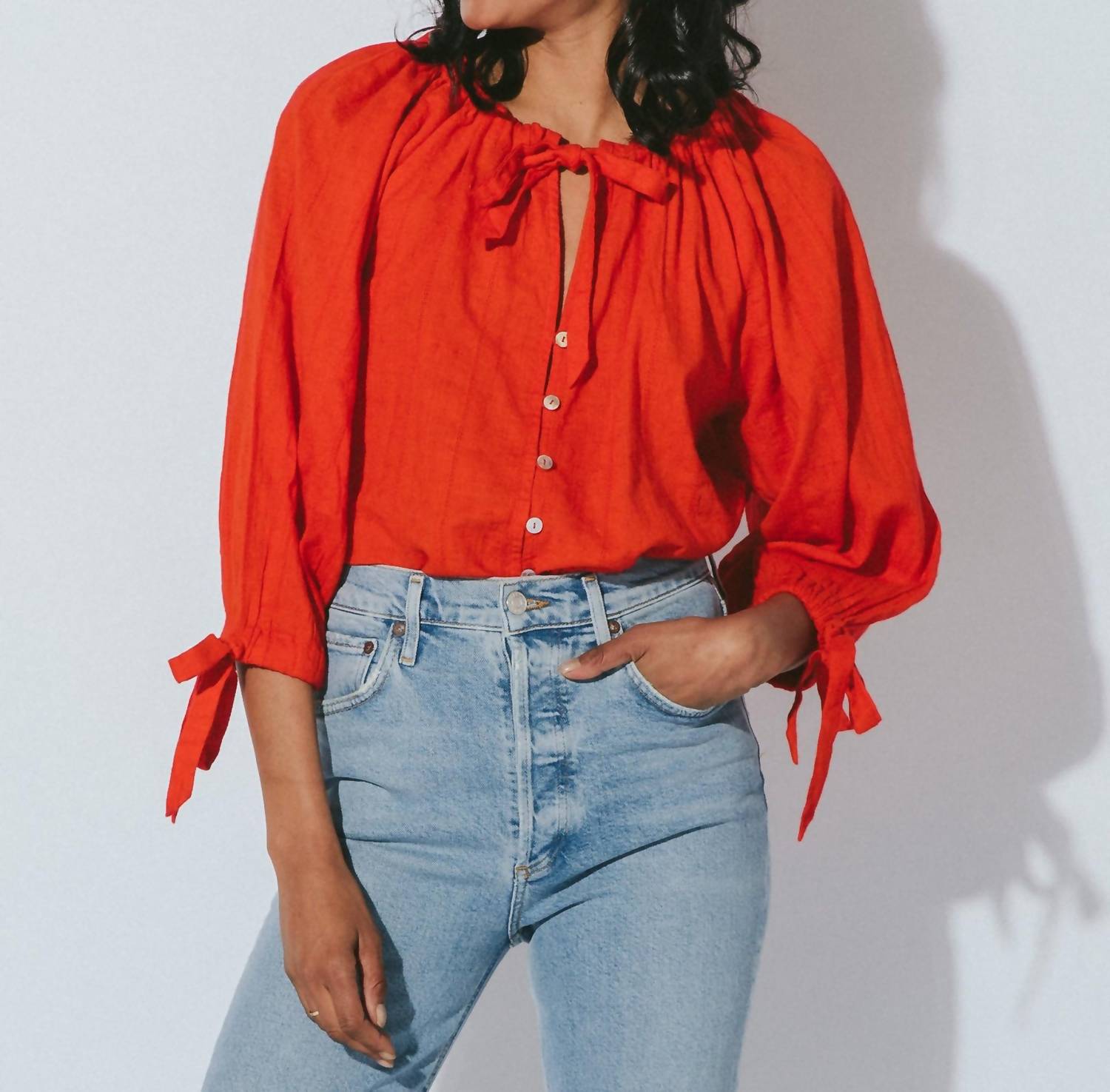 Rylan Bluse – Rot