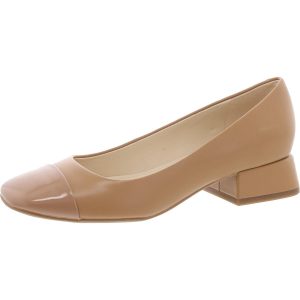 Sophe Trim Loafer mit Absatz – Kunstleder, Lackoptik