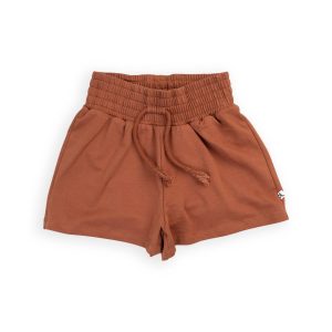 Mädchen-Sweatshorts – Braun – 7733844574268