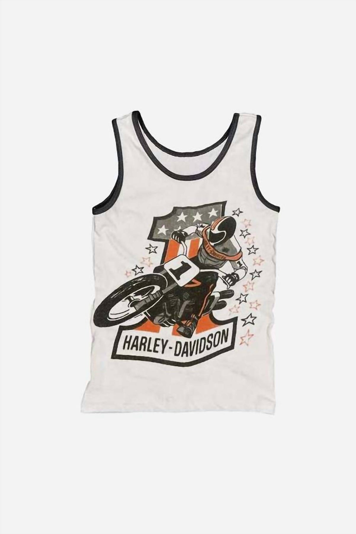 Harley Davidson Unisex-Tanktop in Weiß