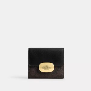 Coach Outlet Eliza Signature Geldbörse – Canvas, klein