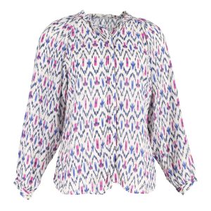 Isabel Marant Etoile Aurora bedruckte Bluse aus mehrfarbiger Viskose