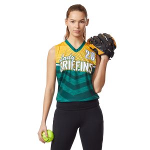 League Outfitters Custom Elite Trikot mit Ringerrücken und Sublimationsdruck