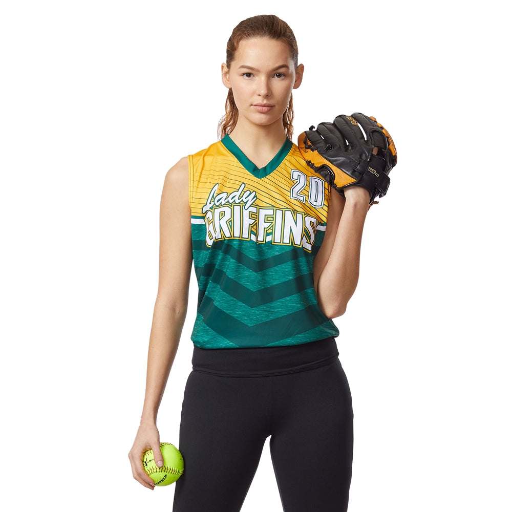 League Outfitters Custom Elite Trikot mit Ringerrücken und Sublimationsdruck