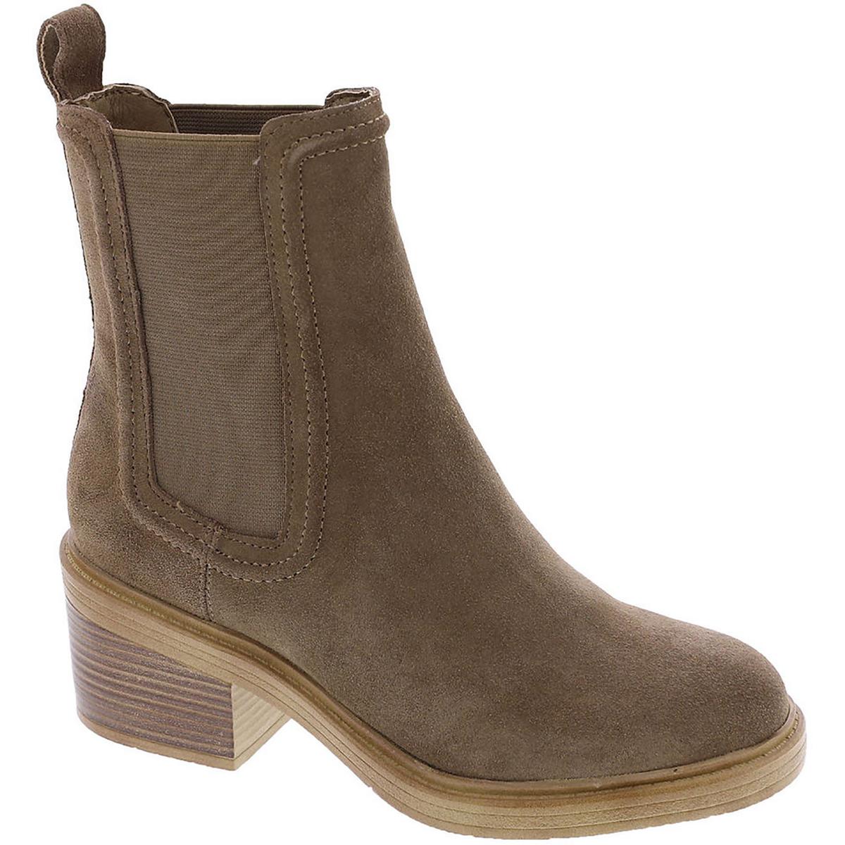 Curtsy Chelsea-Stiefel – zum Hineinschlüpfen, Veloursleder