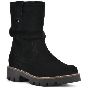 Glean Stiefeletten – Blockabsatz, Veloursleder