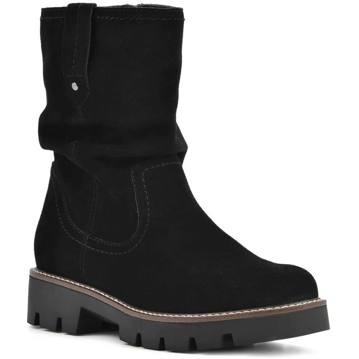 Glean Stiefeletten – Blockabsatz, Veloursleder