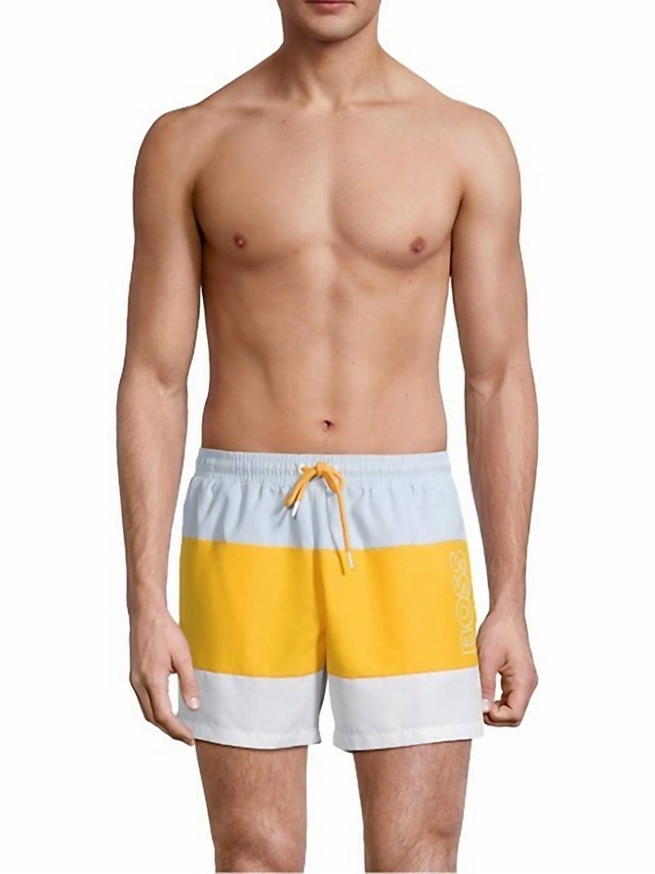 Coco Herren-Badeshorts – Open Yellow