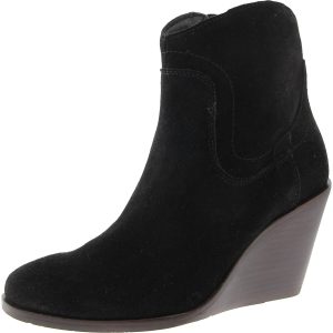 Waltz Stiefel – Keilabsatz, mit Reißverschluss, Veloursleder
