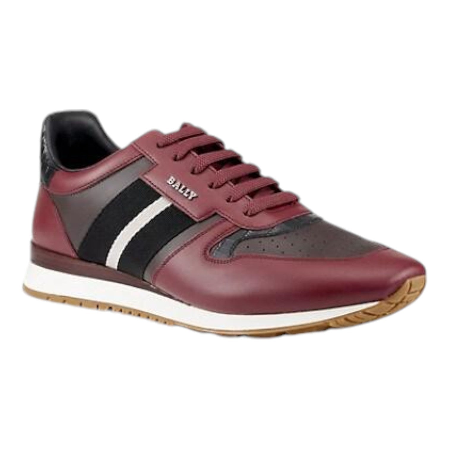 Bally Arnold 6239711 9 Sneaker – Bordeaux, Leder, Herren, Größe