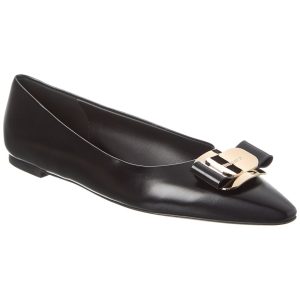 Ferragamo Zea flacher Schuh – Leder