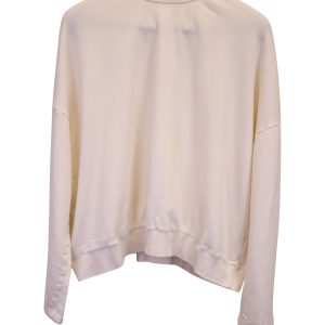 Frankie Shop Jaimie Sweatshirt – Baumwolle, Elfenbein