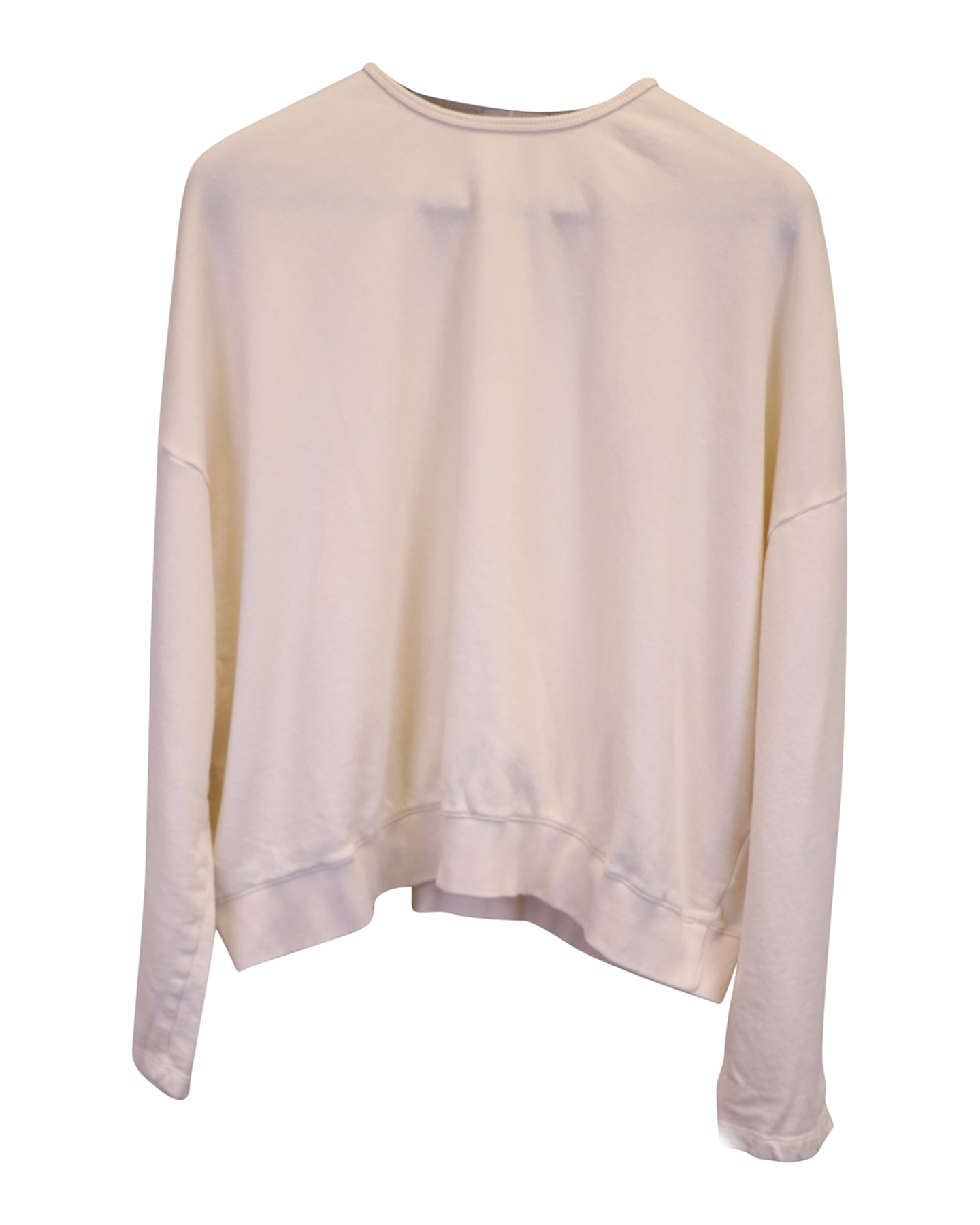 Frankie Shop Jaimie Sweatshirt – Baumwolle, Elfenbein