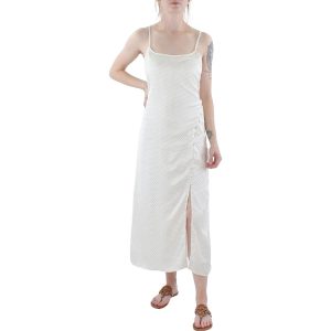Bon Voyage langes Trägerkleid mit Knopfdetails