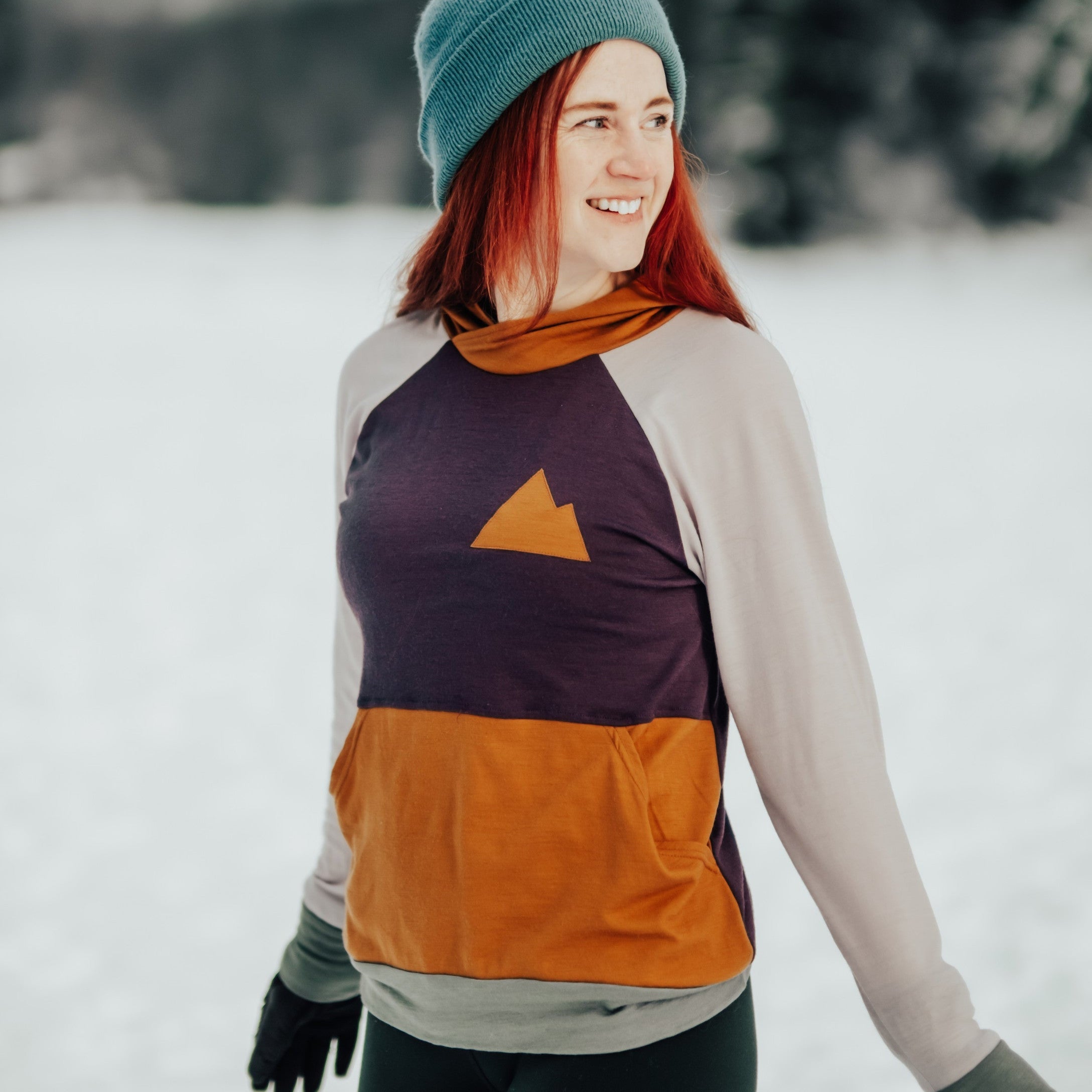 Free Range Merino-Kapuzenpullover für Erwachsene