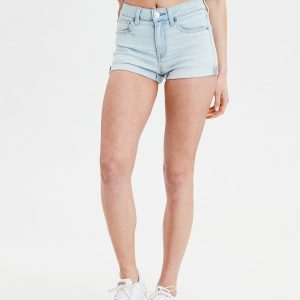 AE Ne(x)t Level kurze Denimshorts mit hohem Bund