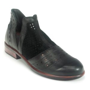 Rivotra Damen-Stiefeletten – Perf Black Combo/Soft Black