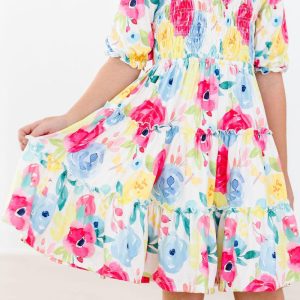 Rosie Kleid – gesmokt, Rüschen