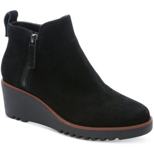Evolve Veloursleder-Plateau-Stiefeletten