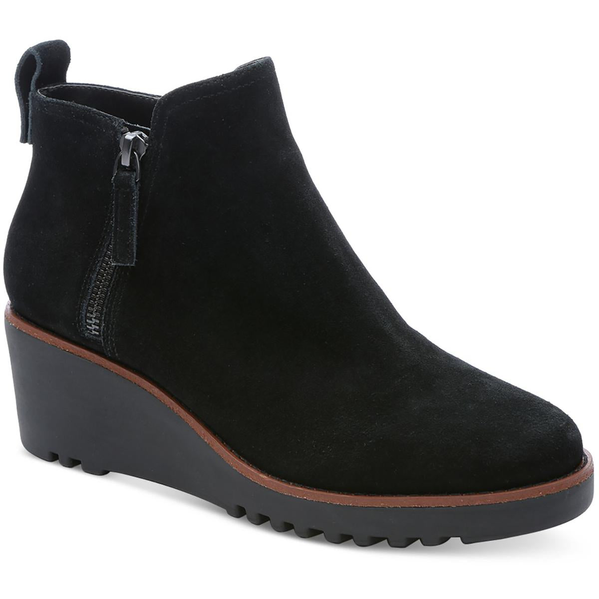 Evolve Veloursleder-Plateau-Stiefeletten