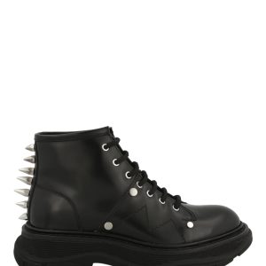 Combat-Stiefeletten aus Leder