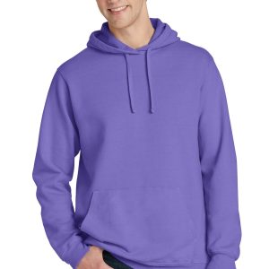 Port & Company Beach Wash stückgefärbtes Herren-Kapuzen-Sweatshirt zum Überziehen