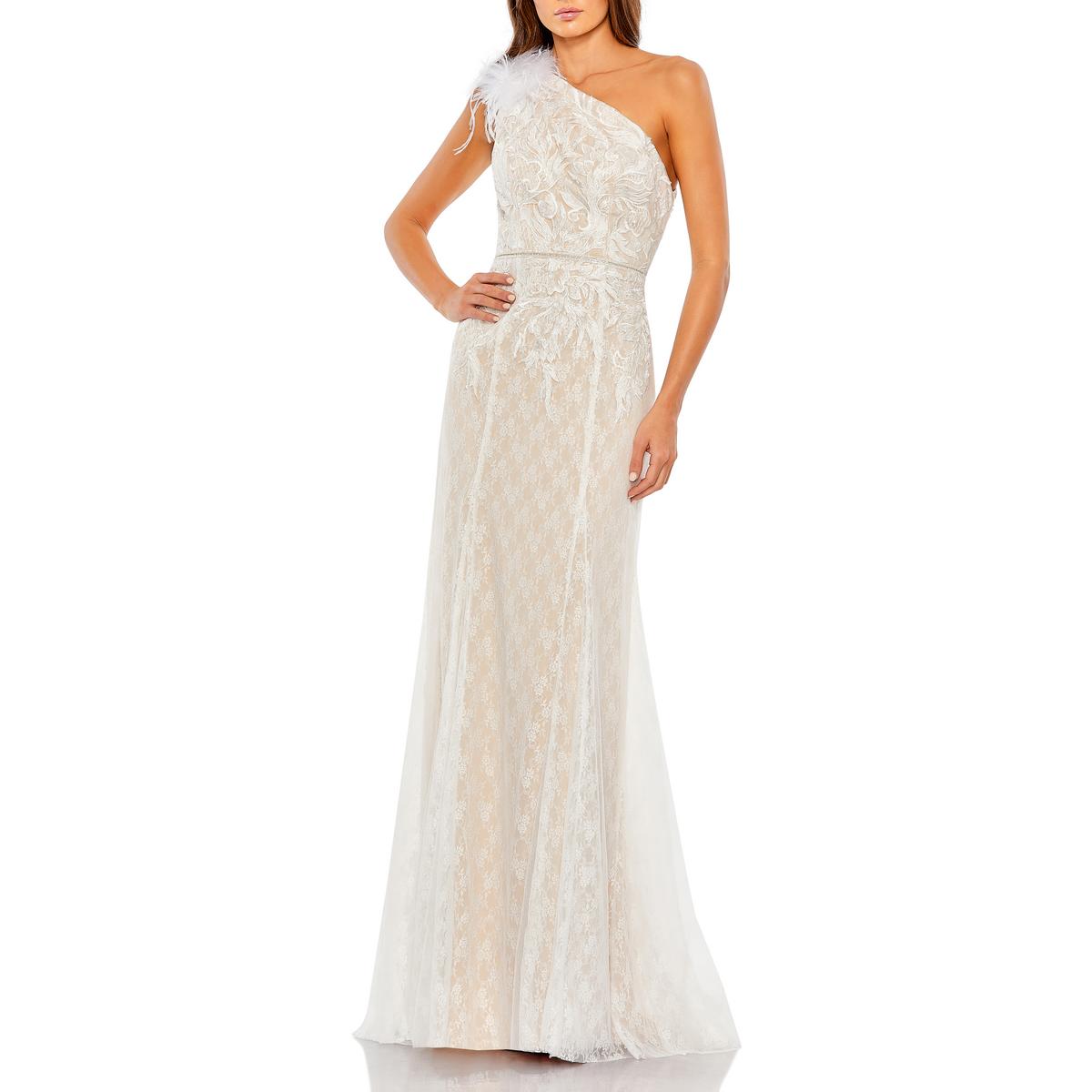Verziertes Abendkleid aus Spitze