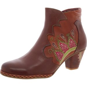 Zamihi Stiefeletten – Leder, Reißverschluss