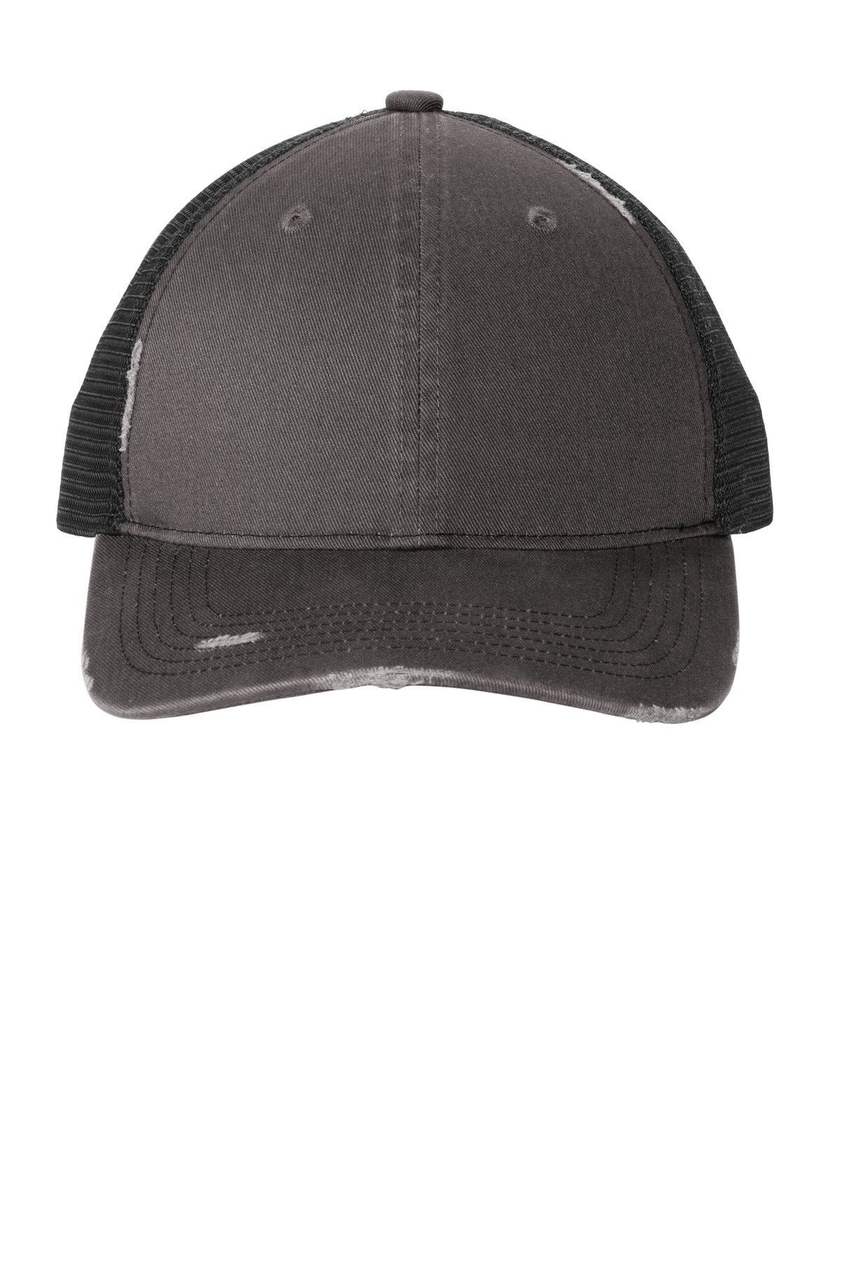 Port Authority – Cap, Used-Optik, Rückseite aus Netzgewebe – C600