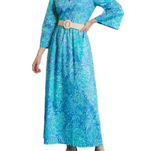 Lana Capri Kleid mit Blumenmuster