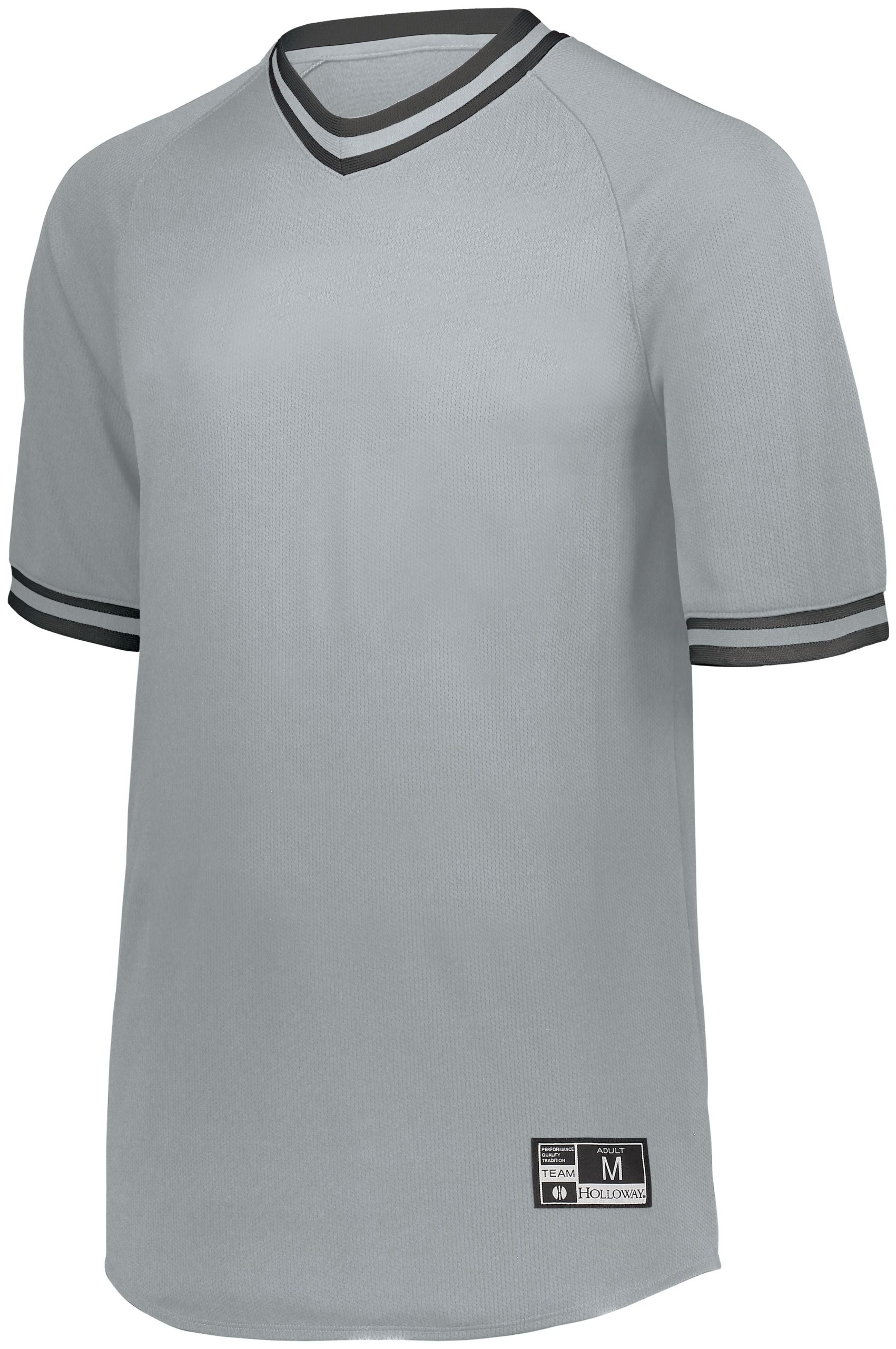 Holloway Retro Herren-Baseballtrikot mit V-Ausschnitt
