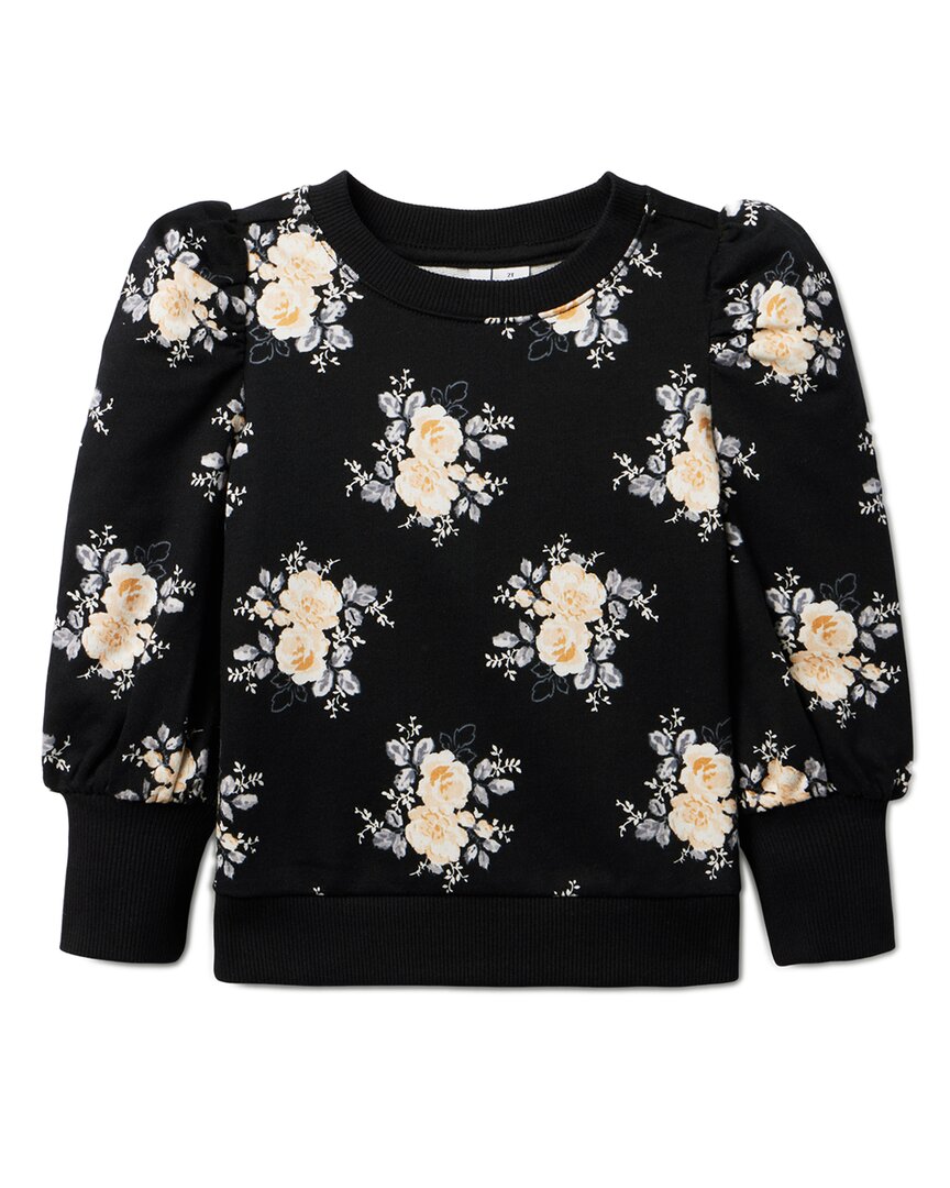 Janie and Jack Kinder-Sweatshirt aus French Terry mit Blumenmuster