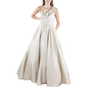 Kleid – Metallic-Optik, Abendstil
