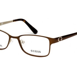 Guess GU2568 050 Brille in rechteckiger Form – 52 mm