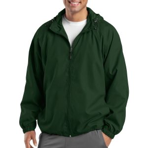Sport-Tek Jacke – Raglanärmel, Kapuze, Herren, Langgröße
