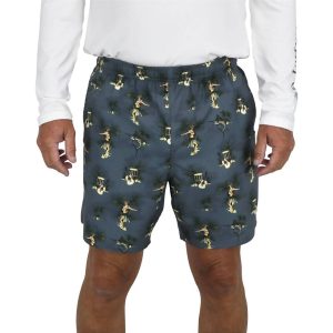 Boatbar Badehose in Charcoal