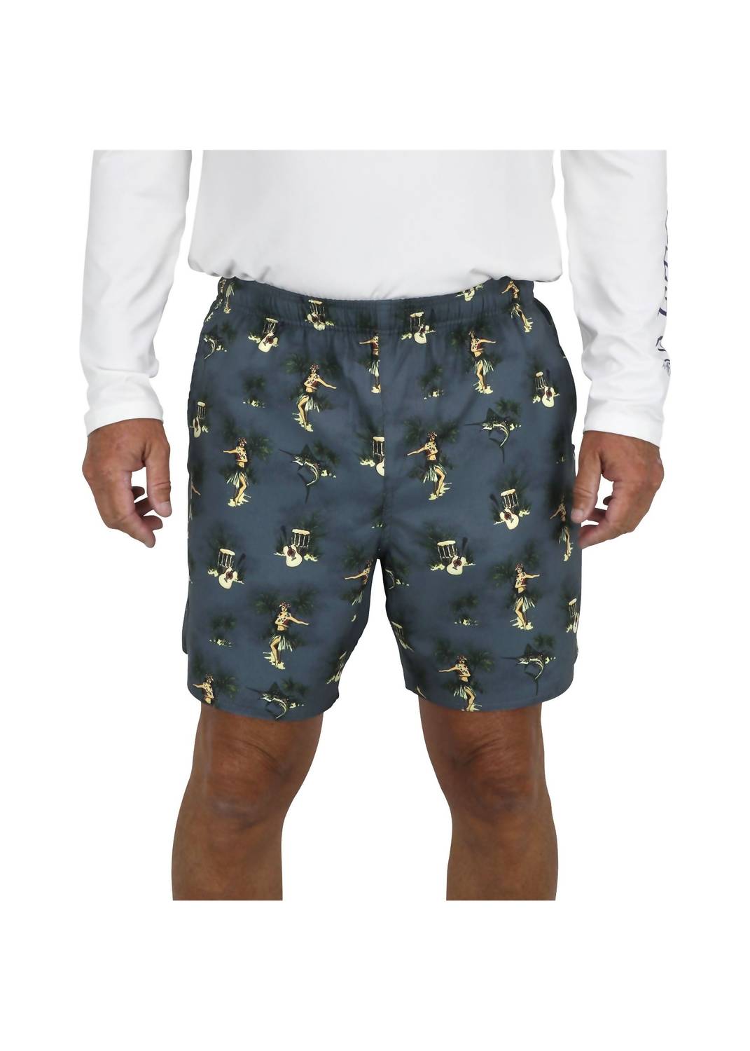 Boatbar Badehose in Charcoal