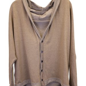 Yohji Yamamoto Strickjacke – Baumwolle, Beige
