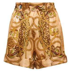 New Baroque kurze Seidenhose