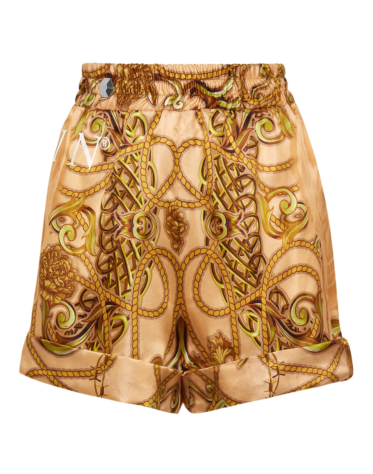 New Baroque kurze Seidenhose